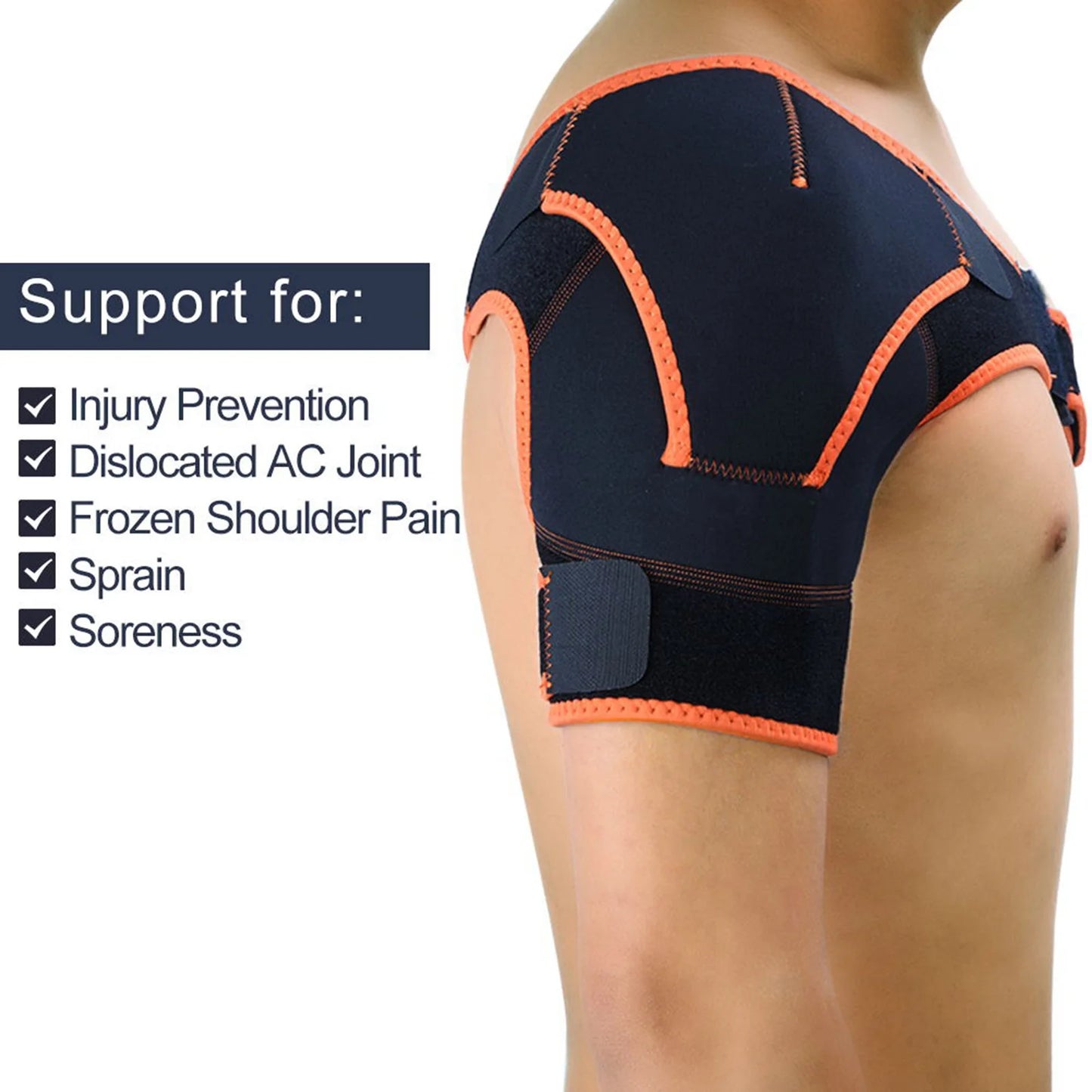 Adjustable Shoulder Support Brace Strap Joint Sport Gym Compression Bandage Wrap Shoulder Brace Rotator Cuff Shoulder Support